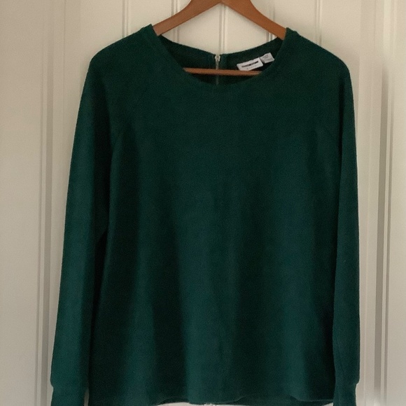 Noisy May Zip Crew Neck Sweater - Picture 3 of 5